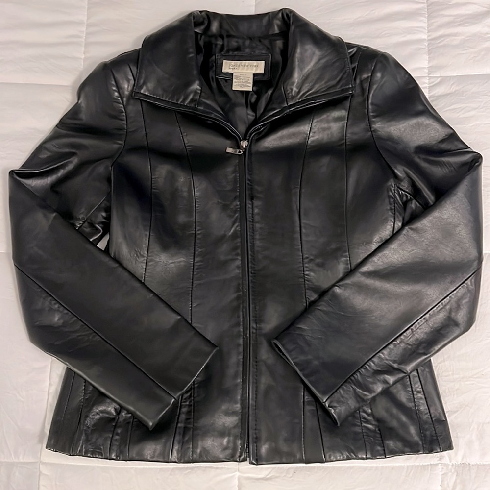 Jones New York Leather Jacket